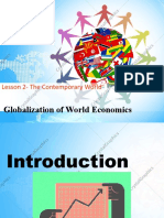 LESSON 2 - Globalization of World Economics