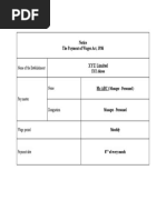 Overtime Register Format (Form XXIII) | PDF