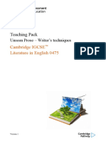 TeachingPack UnseenProse WritersTechniques v2