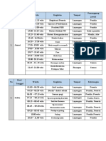 Jadwal Latdas New