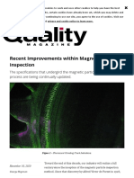 Recent Improvements Within Magnetic Particle Inspection - 2020-11-30 - Quality Magazine