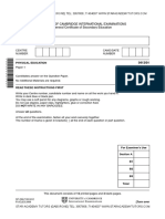 Physical Education Paper1 2008 June (Igcse)