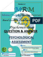 Psychological Assessment Q - A 2.2
