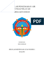 Makalah Pencemaran Air Sungai Wilayah Desa Ketandan