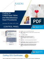 Coding For CABG-Open Heart Procedures