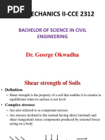 CCE 2312-Soil Mechanics II-Slides 1-15