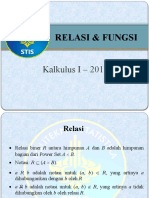 #02 Relasi - Fungsi