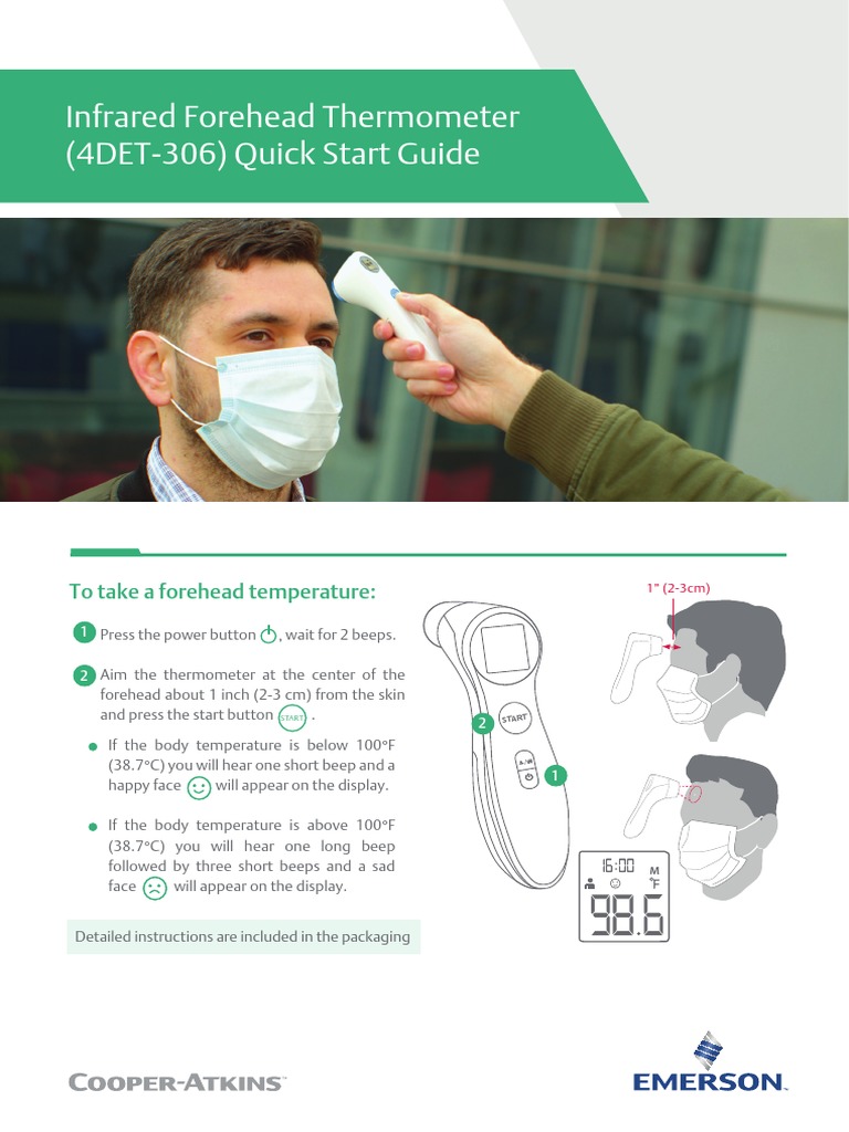 Cooper Atkins Joytech Infrared Thermometer Instructions PDF