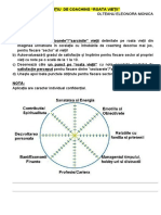 Exercitiu de Coaching - Roata Vietii