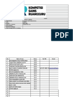 Form Pendaftaran KSR SMP 2021 - (Nama Sekolah - Kota - Provinsi)