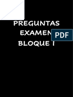 Examen bloque I preguntas