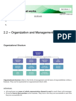 Organization and Management Structures