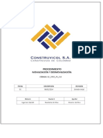 PROCEDIMIENTO MOVILIZACIÓN Y DESMOVILIZACIÓN. - PDF Descargar Libre