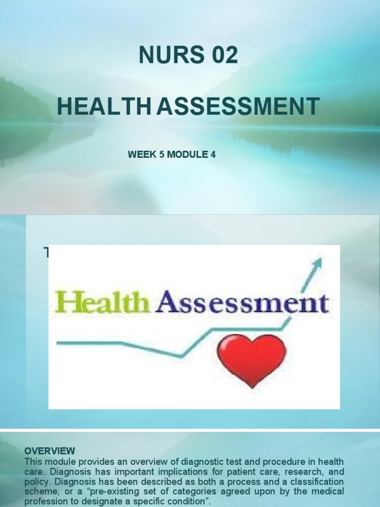 Ha WK5 PDF Medical Diagnosis Medical Imaging