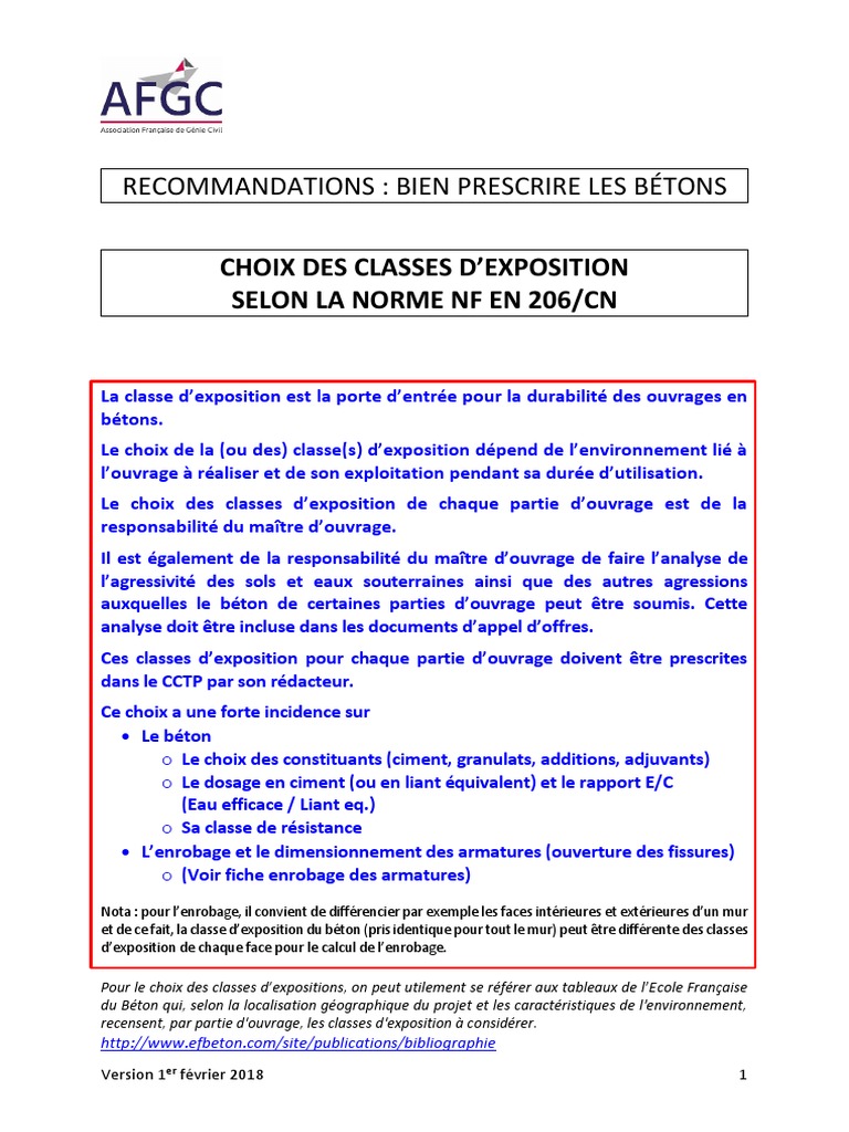 Prescrire le Béton selon NF EN 206/CN | PDF | Béton | Béton armé