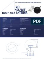 Datasheet Combo Mimo Mobile GNSS WIFI Roof SMA Antenna PR1KCO28 v1.2