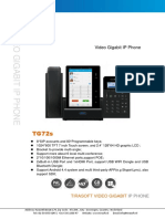 TG72S Video Gigabit IP Phone Datasheet
