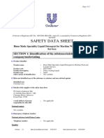 MSDS - Rinso Matic Liquid