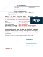 Contoh Surat Perubahan Data Karena Mutasi