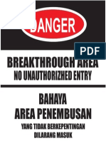 Breakhtrouh Authorized Personel Only A4