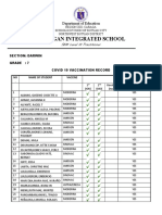 Covid Vaccine Template