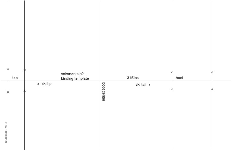 Salomon Sth2 Binding Template | PDF