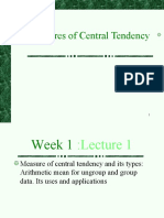 Measure of Central Tendency Lecture 123