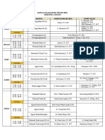 Jadwal Kuliah Prodi Teknik Sipil Semester 2 (Genap)