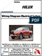 Wiring Diagram Electrical System / Diagramas Sistema Eléctrico Hilux 2016-2019 SE