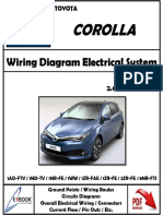 Wiring Diagram Electrical System / Diagramas Corolla Auris 2012-2018