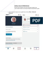 Creating A Case Via Mobile and Desktop