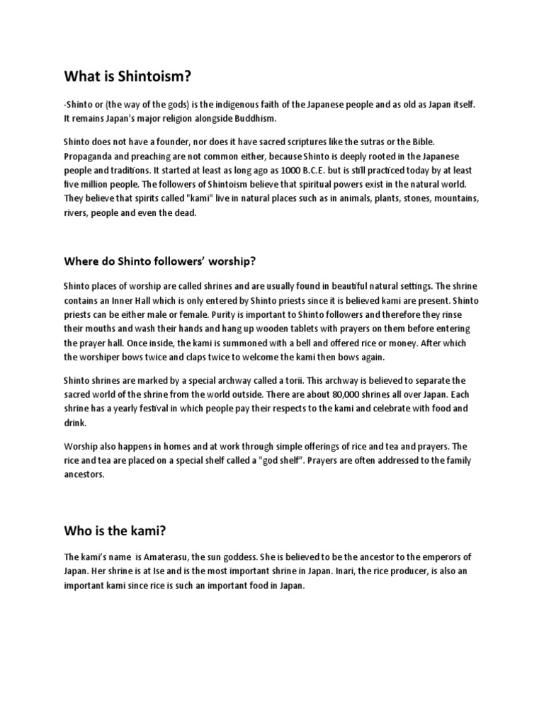 Shintoism PDF
