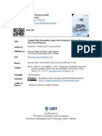 Testing Daily Seasonality Using Value PremiumPortfolios Returns: The Case of Pakistan