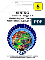 Sining5 - q1 - CLAS3-4 - Week3-4 - Masisining Na Disenyong-V5 - RHEA ANN NAVILLA