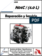 Manual de Taller Motor / Workshop Manual Engine HINO N04C