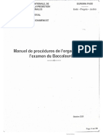 Bac Manuel de Procedure - Dgec