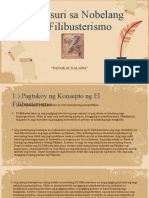 CN 5290 Pangkat2 Pagsusuri NG Nobelang El Filibusterismo