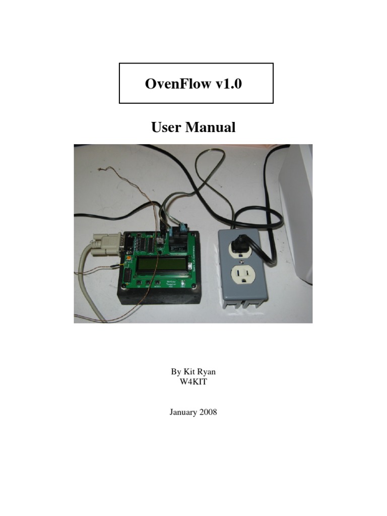 OvenFlow 1.0 Toaster Oven Manual | PDF | Pic Microcontroller | Subroutine