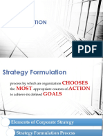 Strategy Formulation