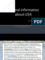 General Information About USA