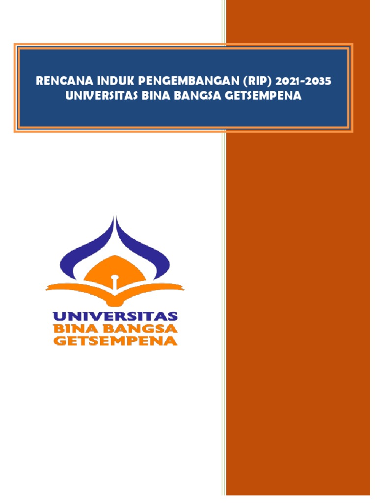 Contoh RENCANA INDUK PENGEMBANGAN (RIP) | PDF