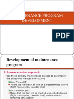 Develop Maintenance Program Effectively