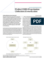 Risk of POTS after COVID-19 vaccination 5x lower than after infection