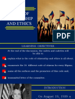 Code of Citizenship and Ethics