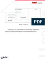 Datos Del Estudiante Nota Nombres: Jorge Nain Pinto Paspuel Materia: Calculo Integral Carrea: Economía Fecha: 02/12/2022 Tarea Nro. 2