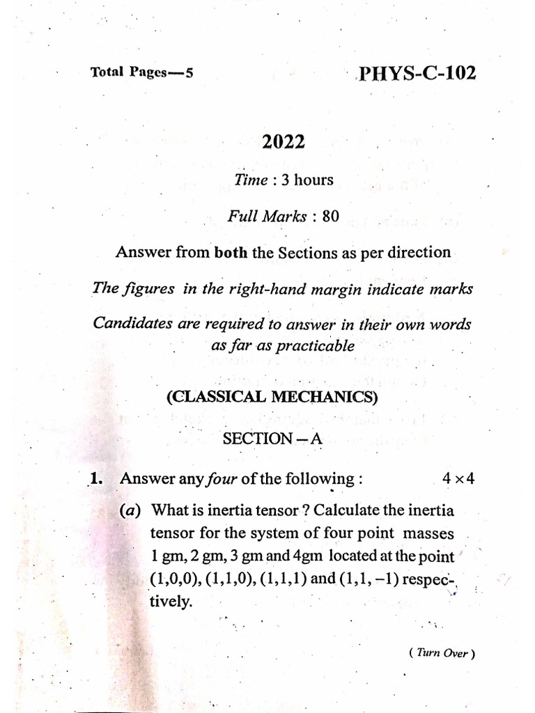 Classical Mechanics | PDF