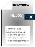 Manual Nordelettonica NE355_S