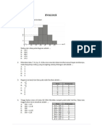 Soal Latihan Statistika Pilihan Ganda