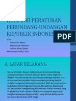 Hierarki Peraturan Perundang-Undangan Republik Indonesia