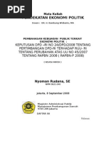 Download Pembahasan Keputusan DPD no 24  2008 tentang RAPBN-P 2008 by Nyoman Rudana SN6218340 doc pdf